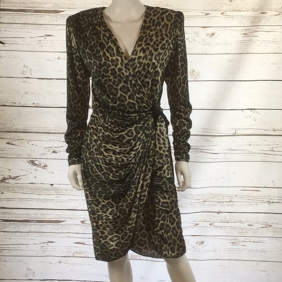Susan Roselli Dresses & Skirts - Vintage Susan Roselli by Vjack Cheetah Print Dress